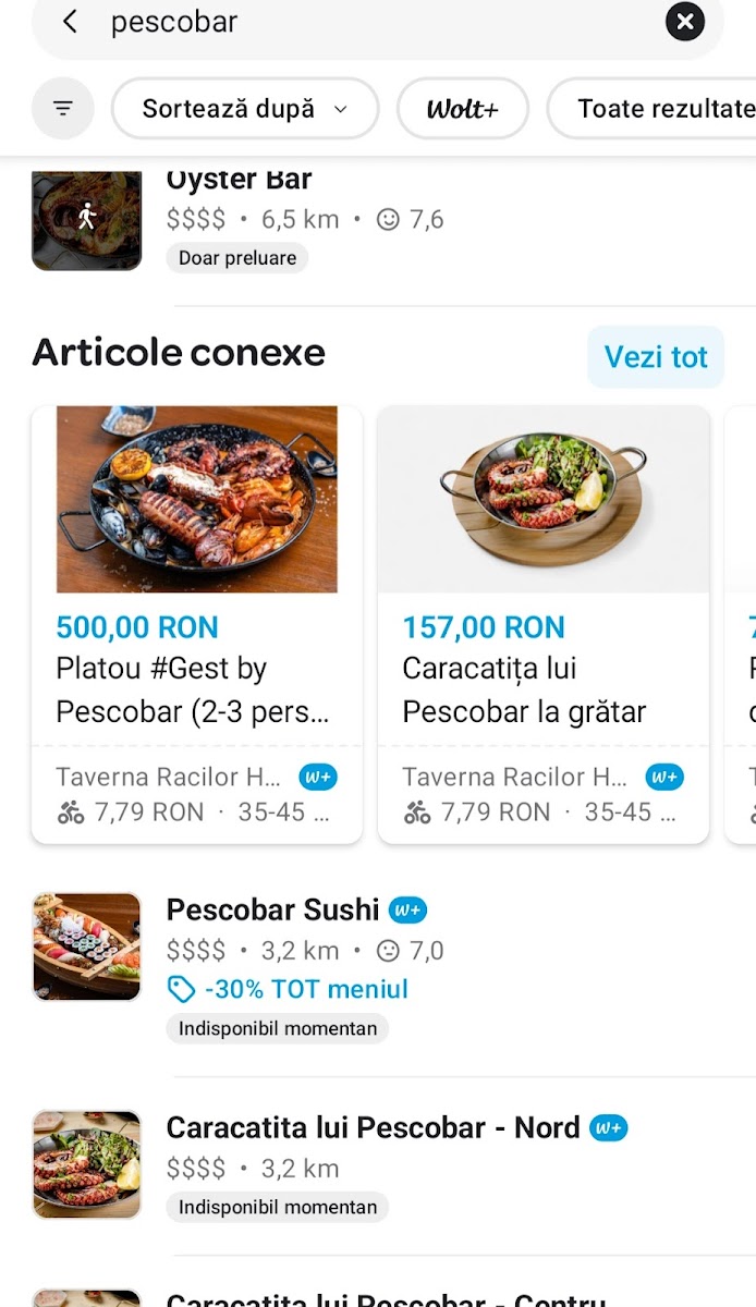 Pescobar Herastrau Photo Menu 2