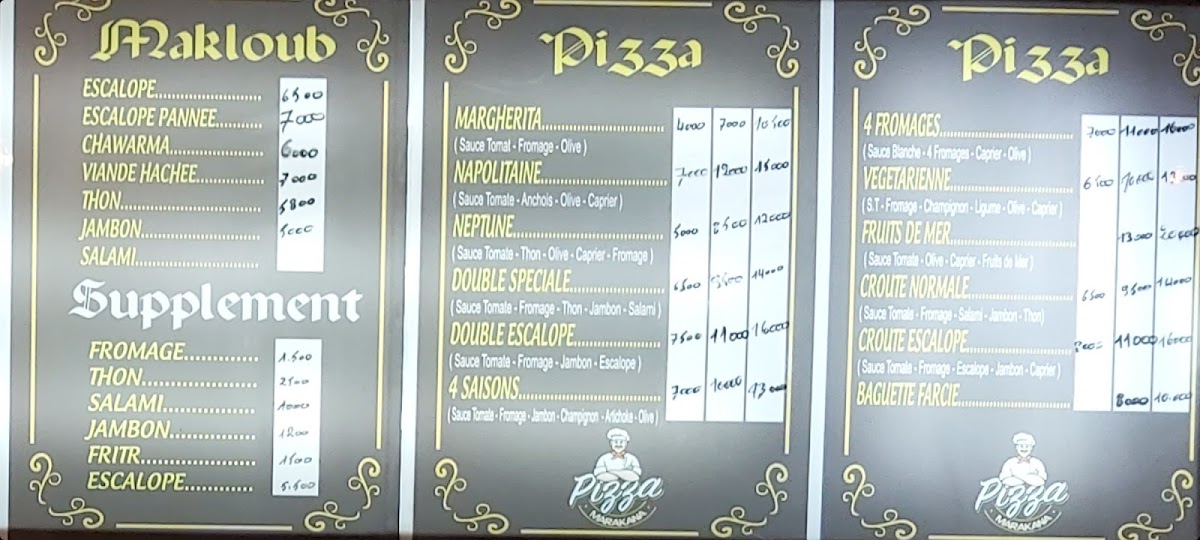 Restaurant Pizzeria Marakana Photo Menu 4