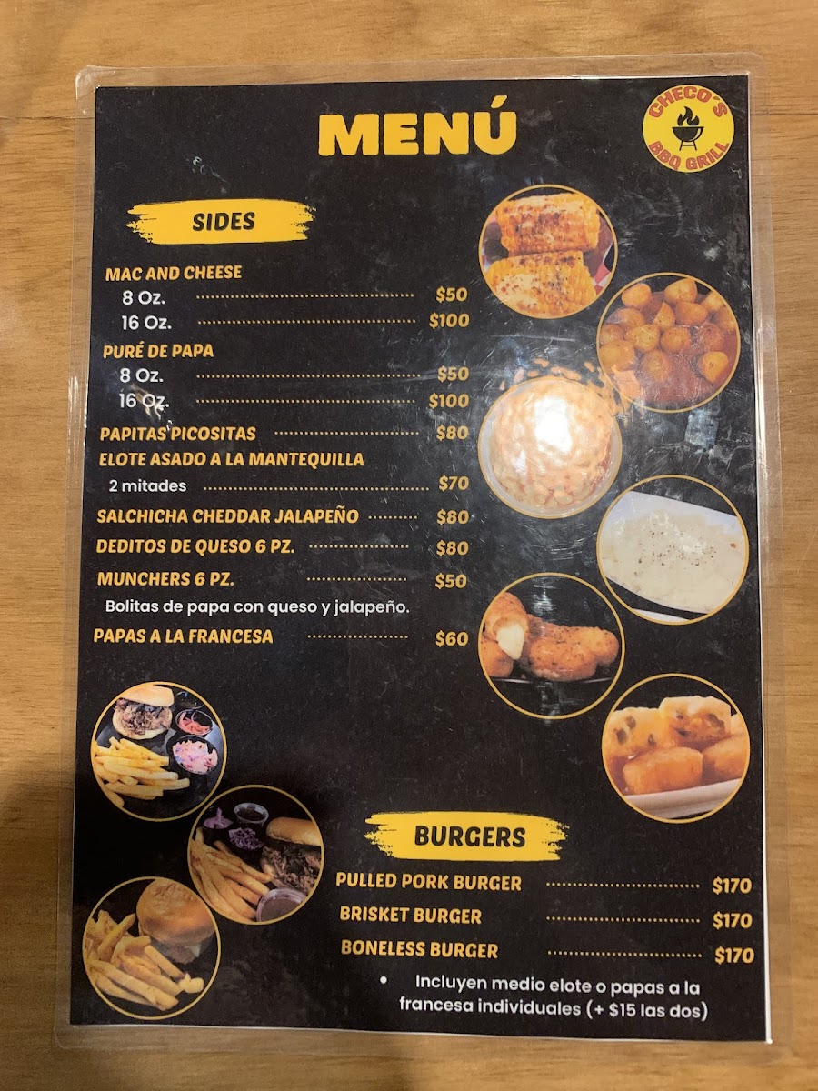 Checo’s BBQ Grill Photo Menu 1
