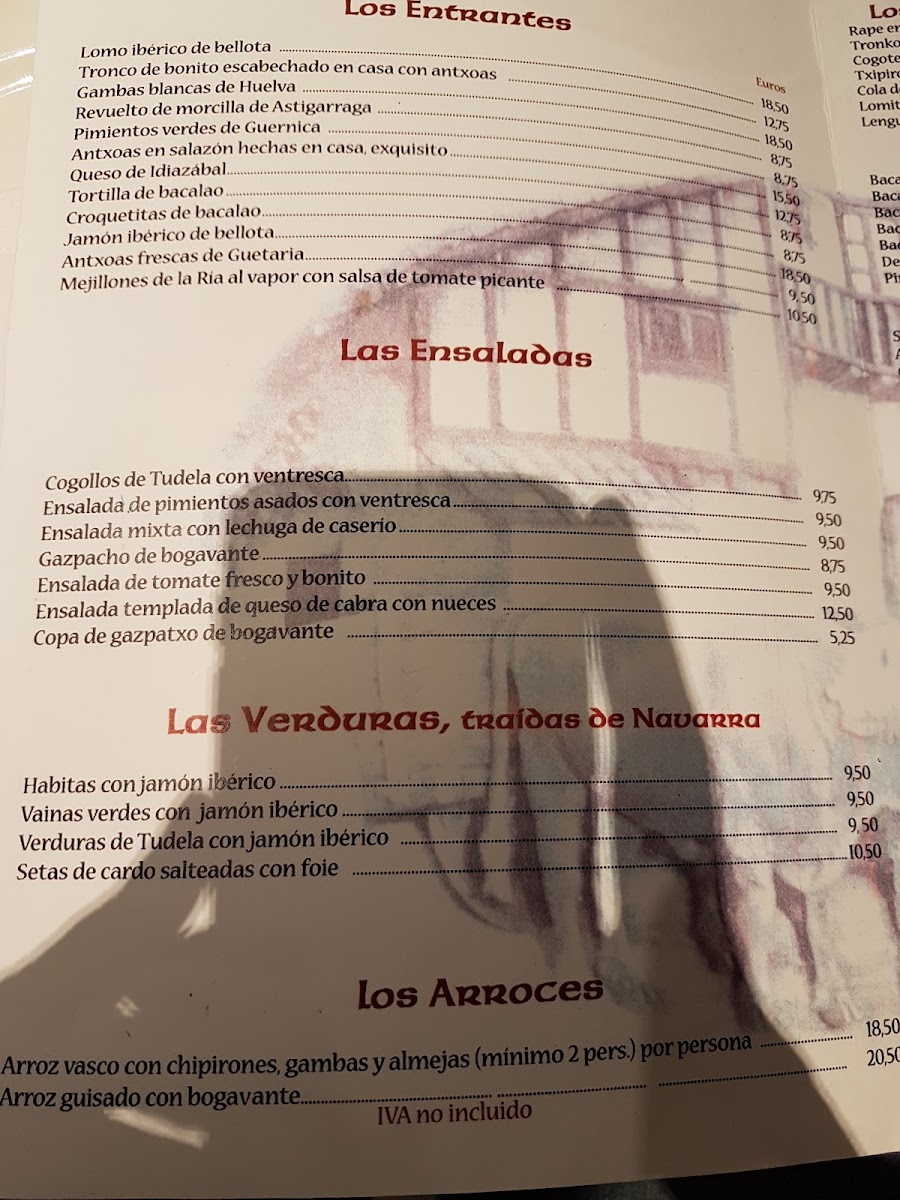 Sidrería Restaurante Gaztelu Photo Menu 7
