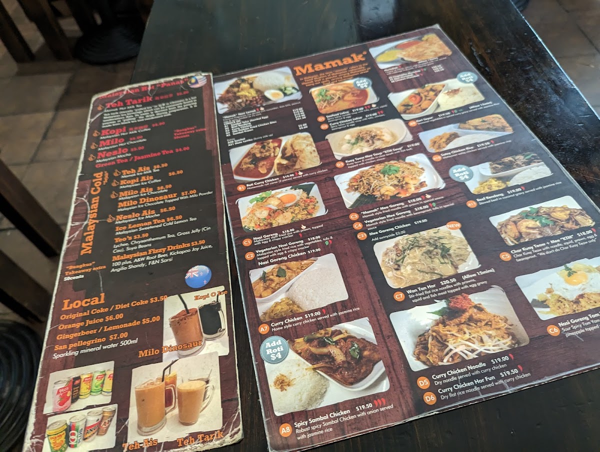 Mamak Malaysian Restaurant Photo Menu 7