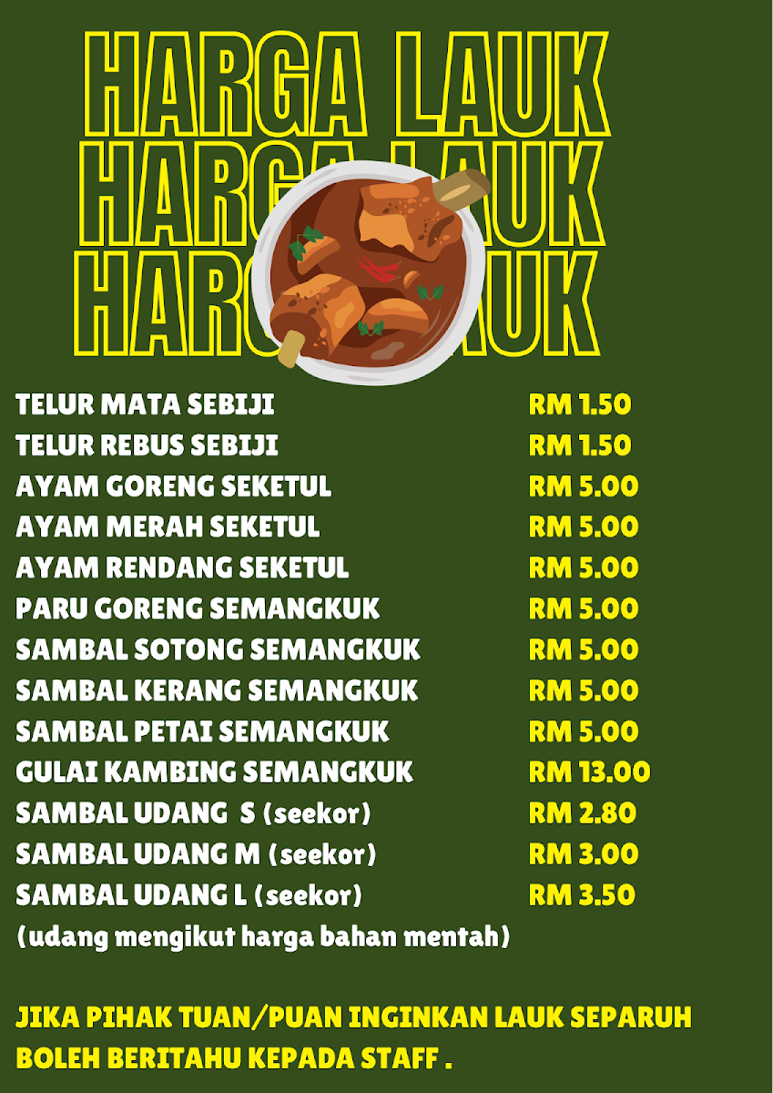 Nasi Lemak Gulai Kambing Photo Menu 2
