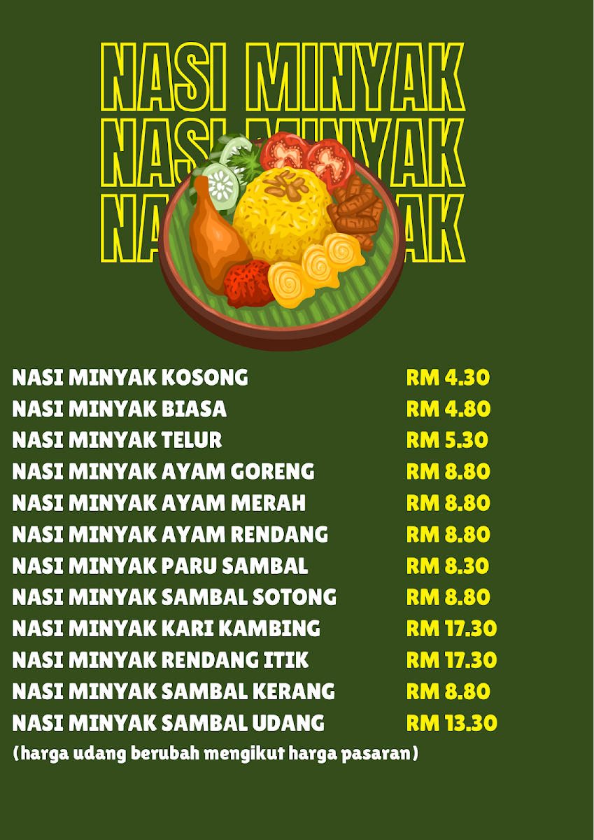 Nasi Lemak Gulai Kambing Photo Menu 3