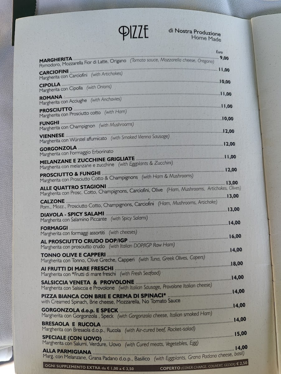 Alle Zattere Photo Menu 8