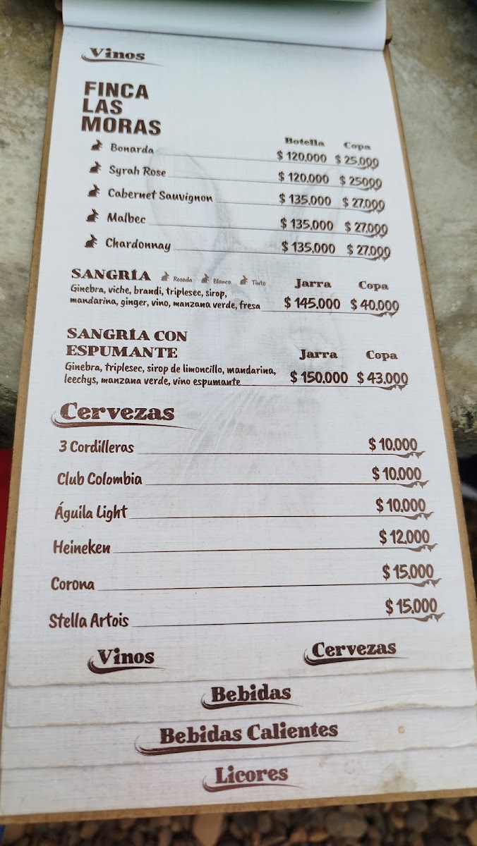 Un Jardín en el Cielo Photo Menu 3