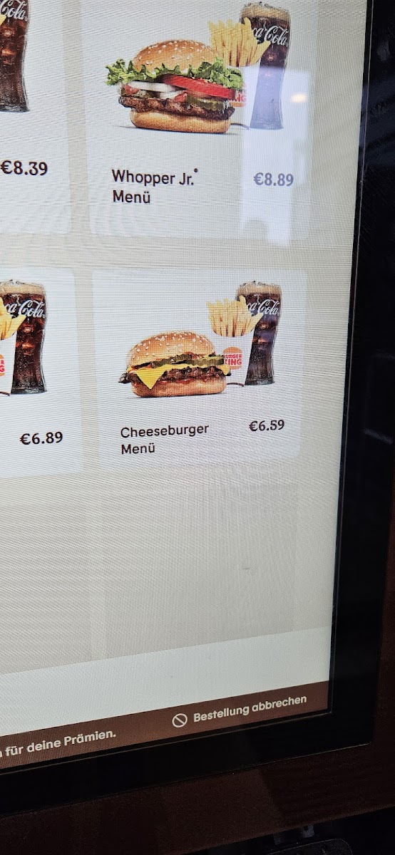 Burger King Mülheim-Kärlich Photo Menu 3