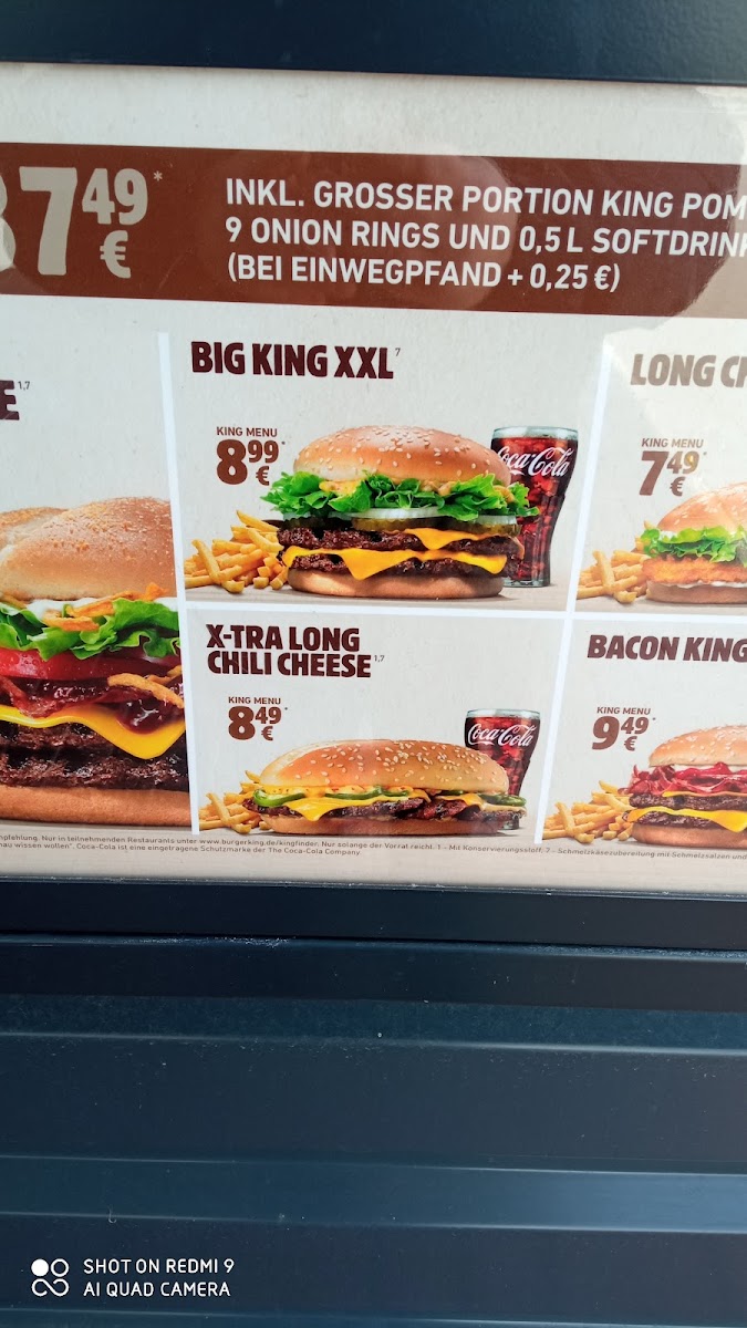 Burger King Mülheim-Kärlich Photo Menu 4