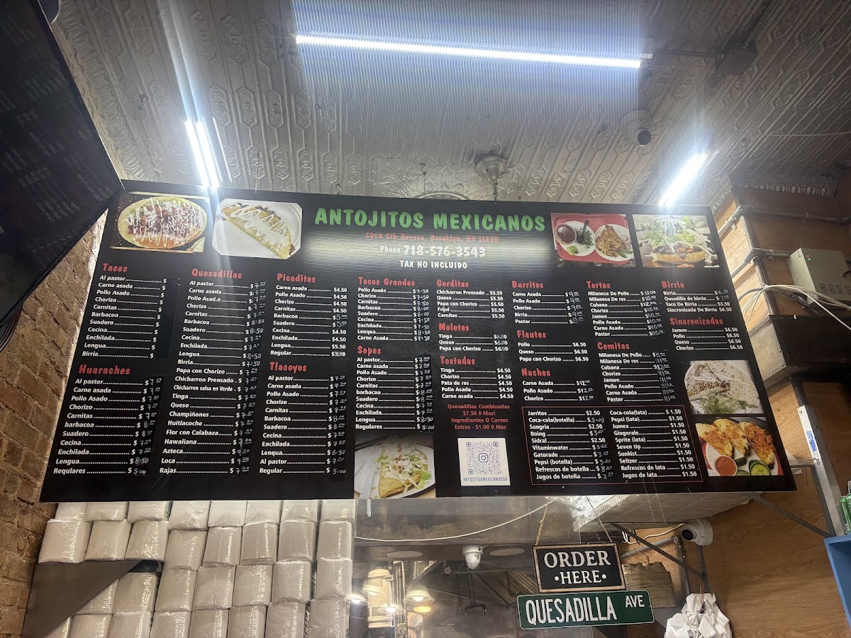 Antojitos Mexicanos Deli Photo Menu 1