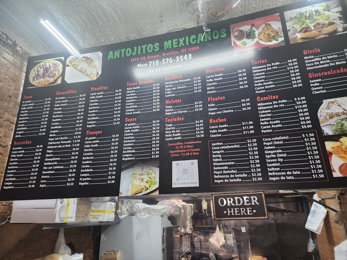 Antojitos Mexicanos Deli Photo Menu 2