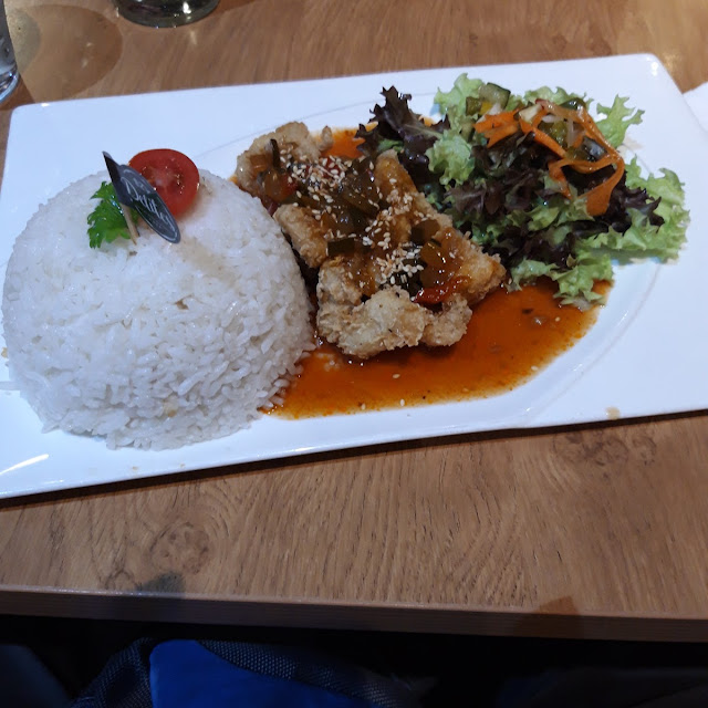 Sweet N Sour Fish Serve with Rice