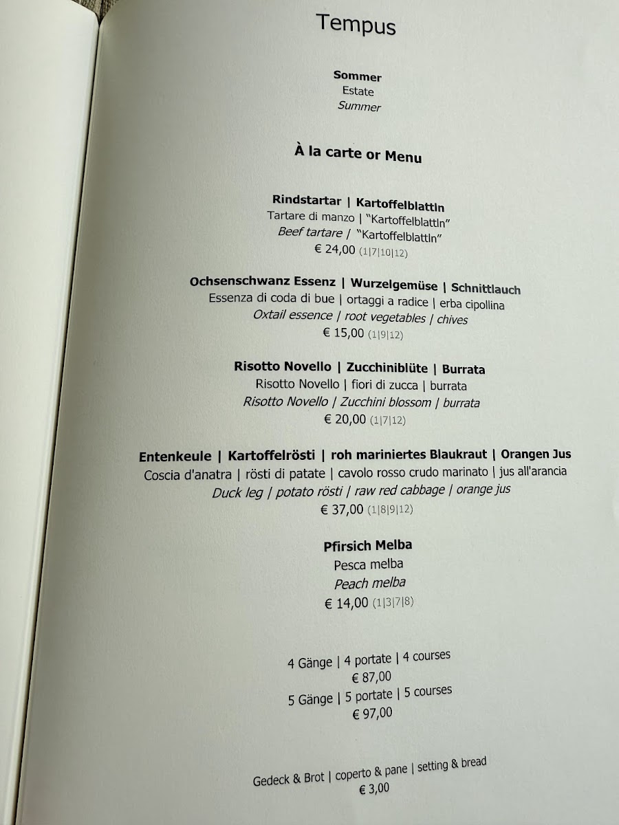 Restaurant Finsterwirt - Oste Scuro Photo Menu 4