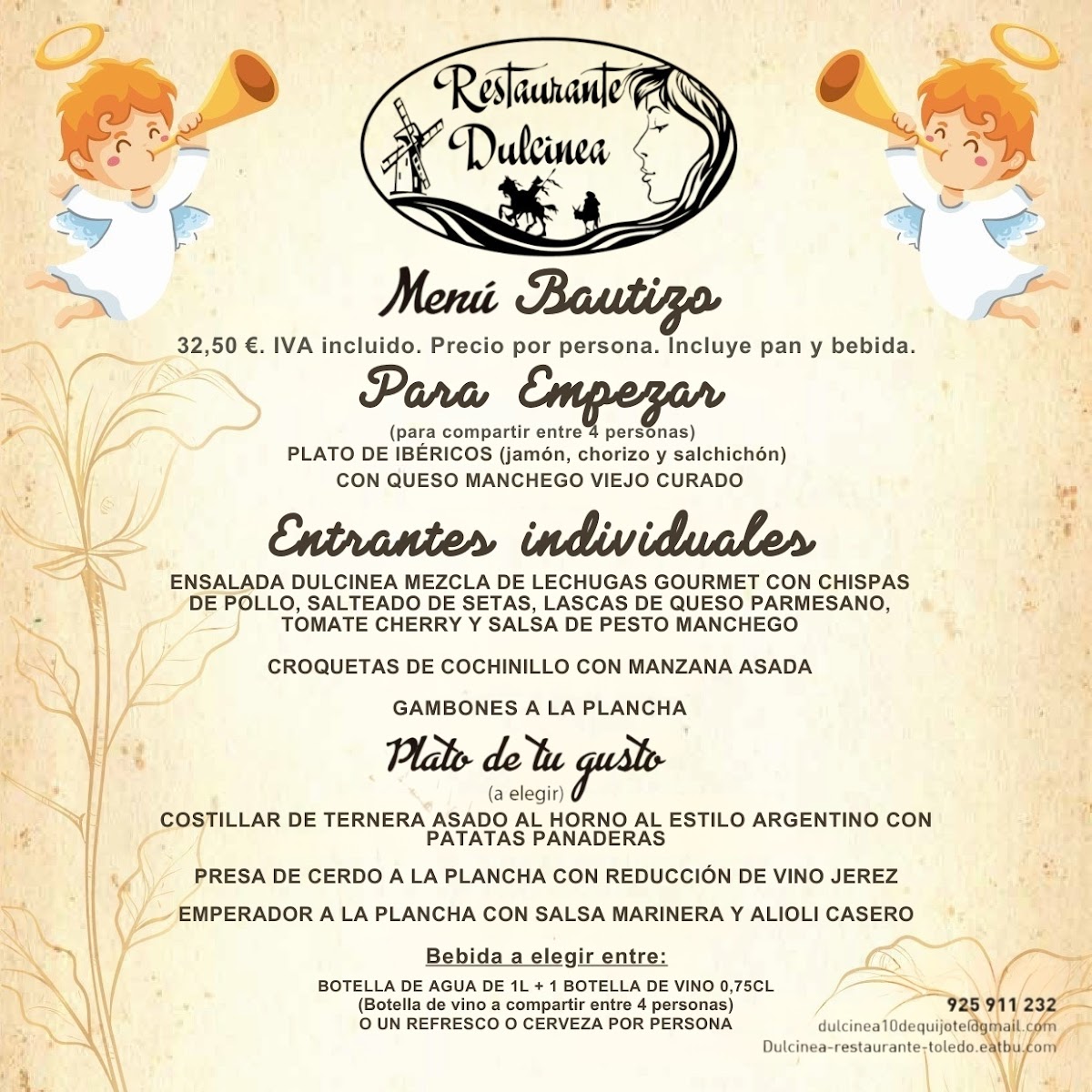 Restaurante Dulcinea Photo Menu 1
