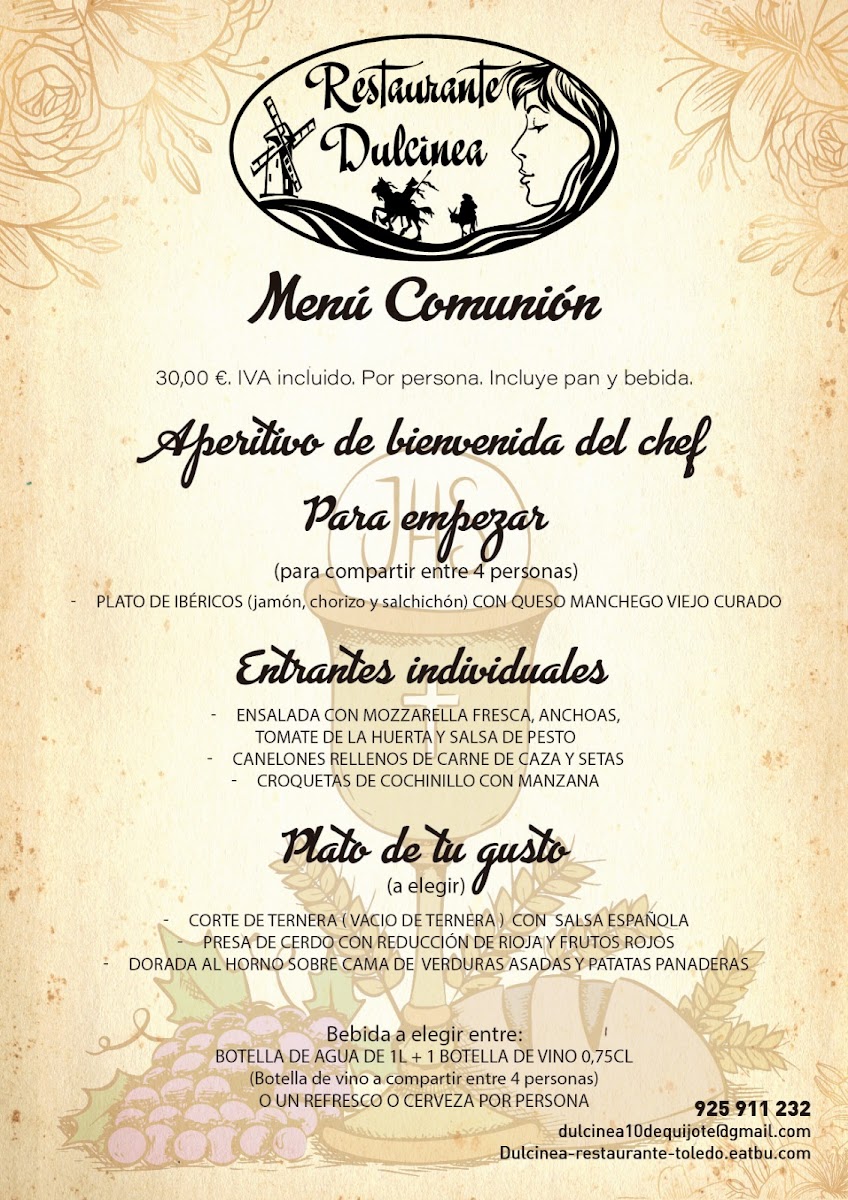 Restaurante Dulcinea Photo Menu 10