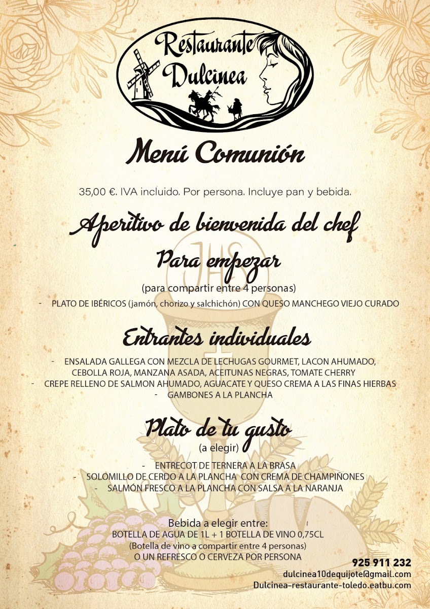 Restaurante Dulcinea Photo Menu 9
