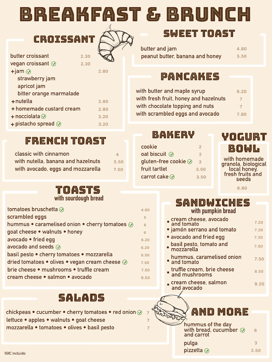K.FÉ COFFEE Photo Menu 1
