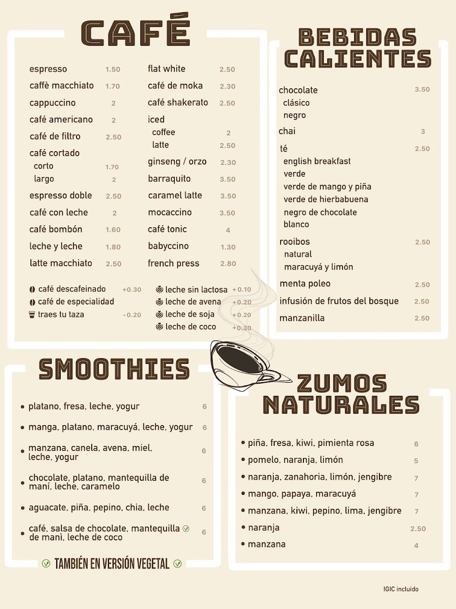 K.FÉ COFFEE Photo Menu 3