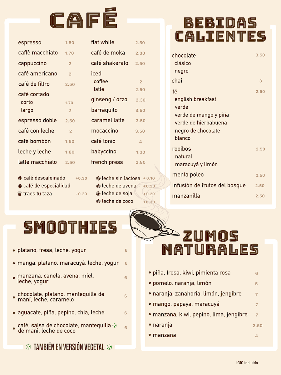 K.FÉ COFFEE Photo Menu 6