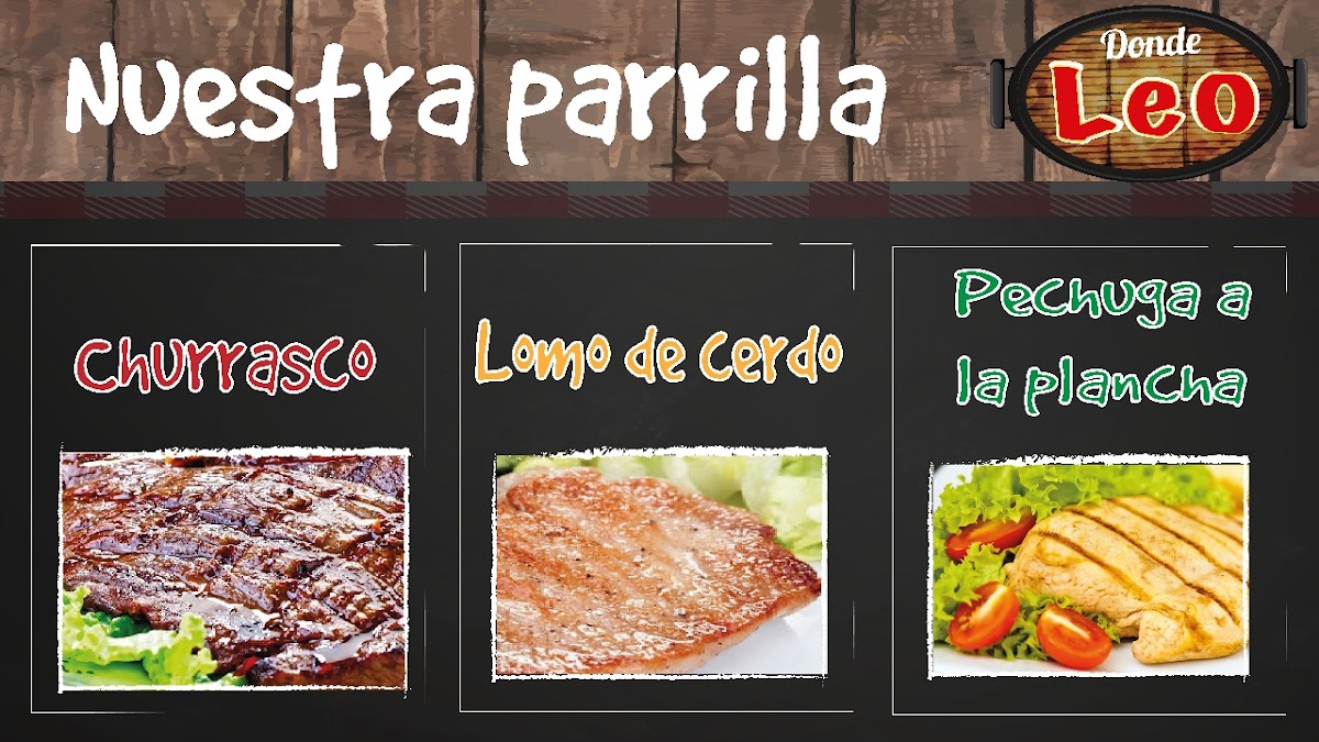 Donde Leo - Parrilla Photo Menu 3