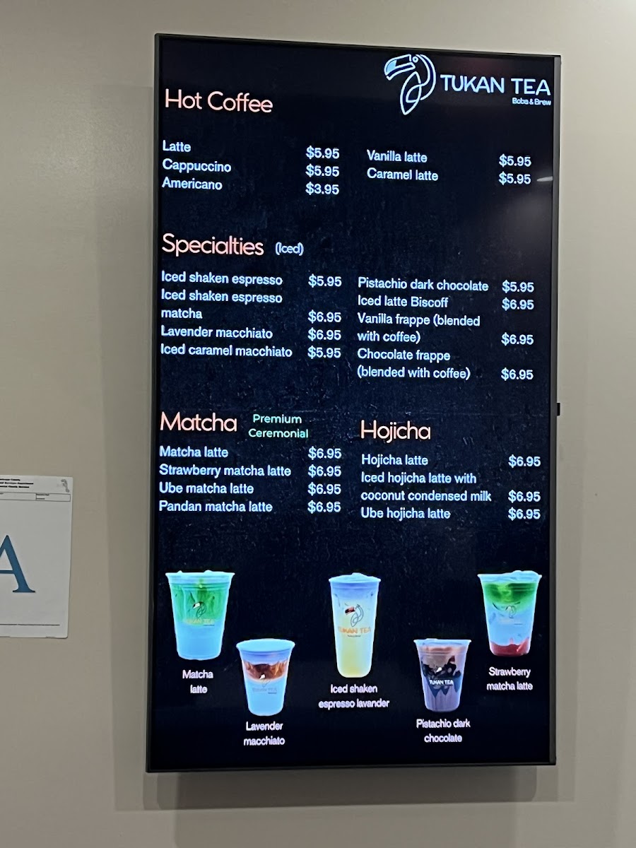Tukan Tea Photo Menu 3