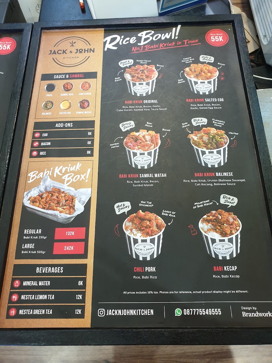Jack & John Kitchen Roast Pork Babi Kriuk, ECC Photo Menu 2
