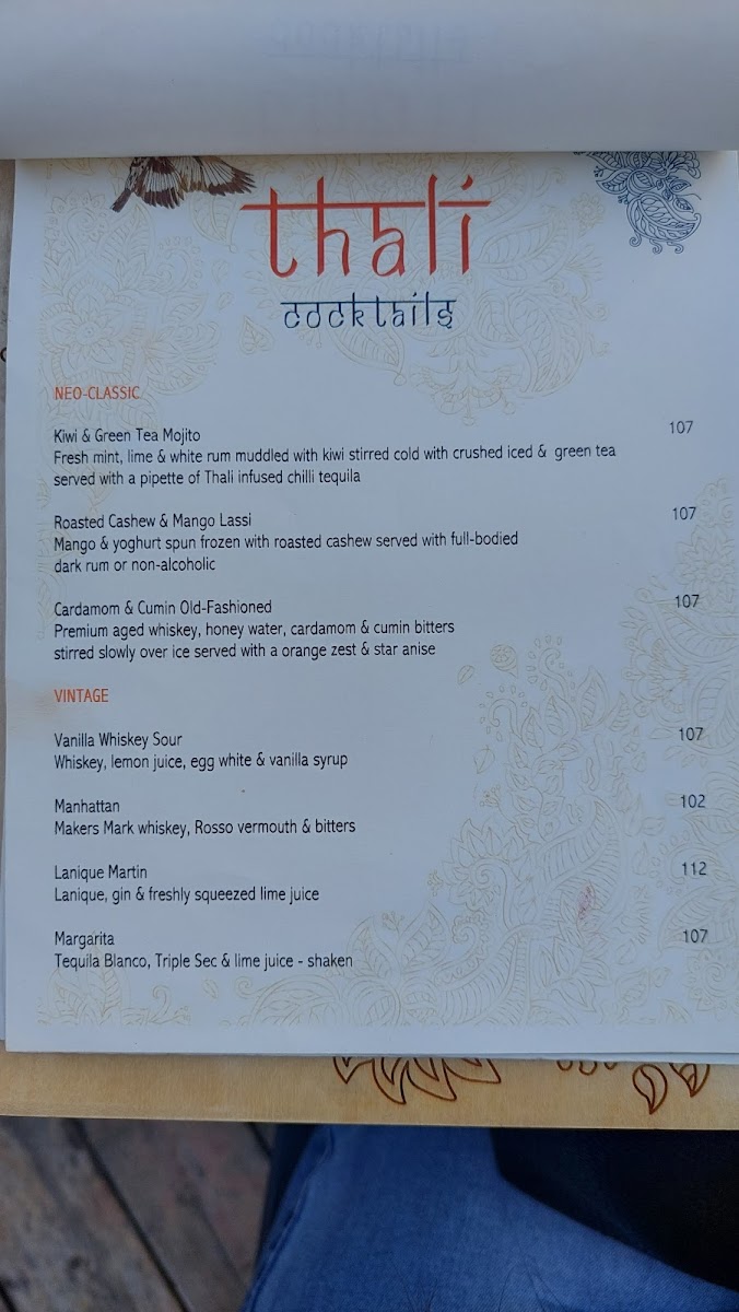 Thali Restaurant Photo Menu 6