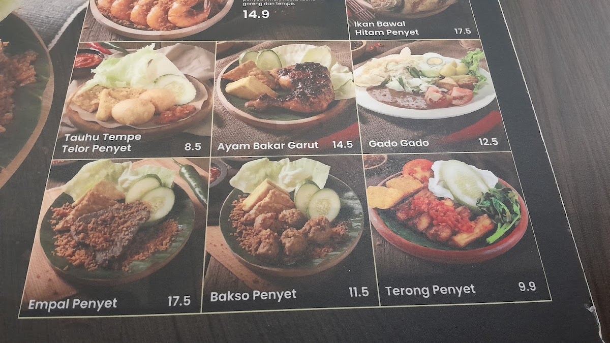 Ayam Penyet AP @NU Sentral Photo Menu 3