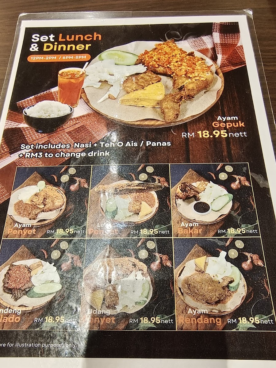 Ayam Penyet AP @NU Sentral Photo Menu 8