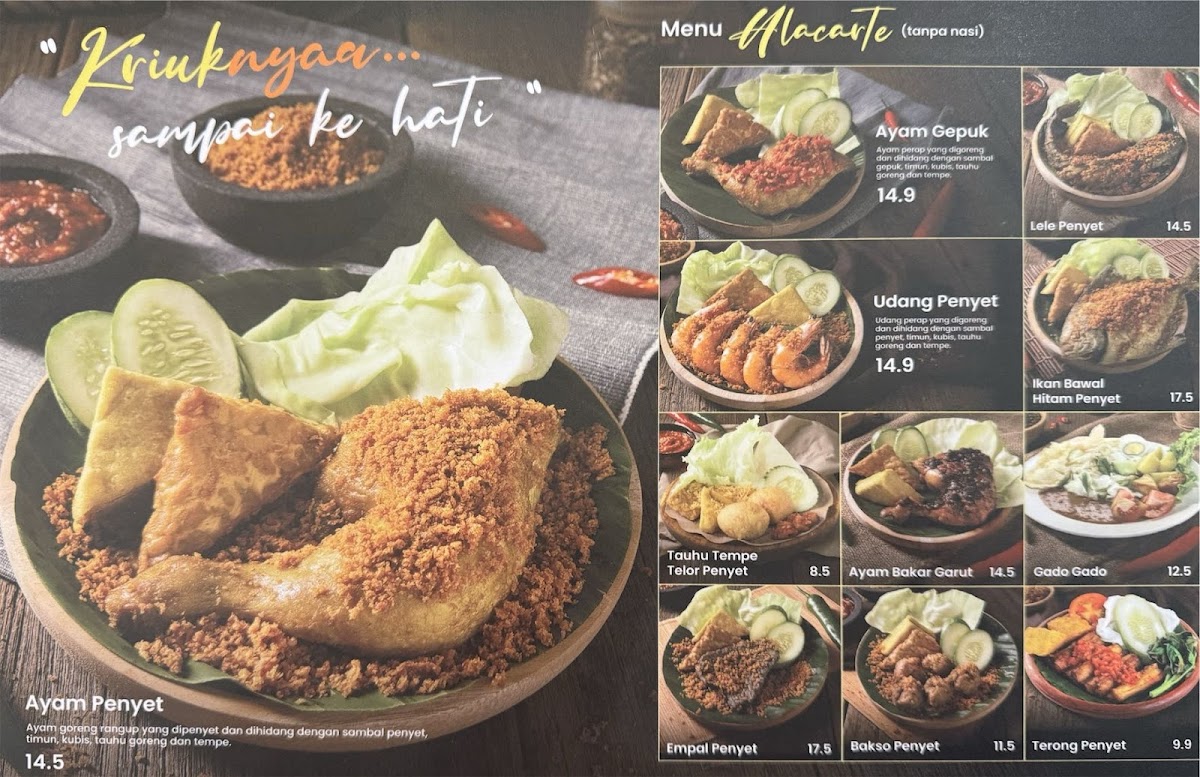 Ayam Penyet AP @NU Sentral Photo Menu 9