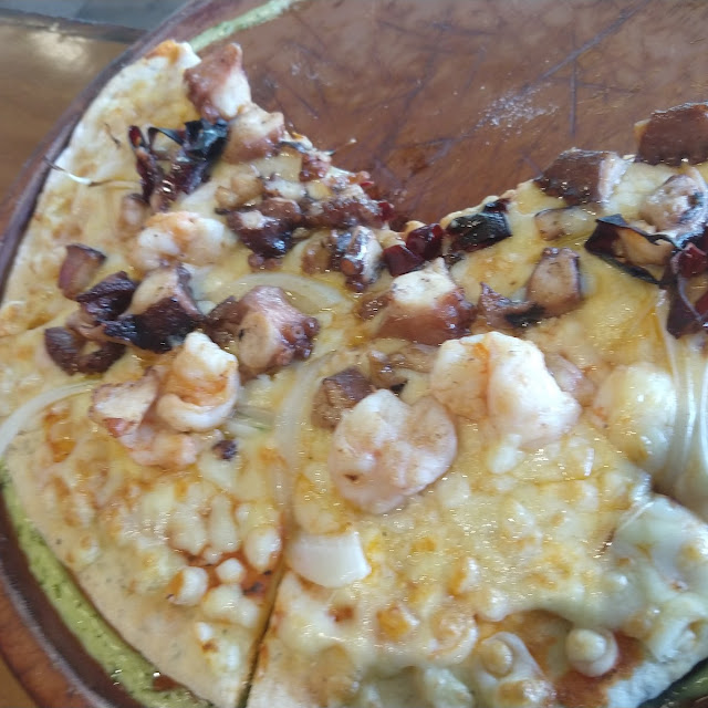 Pizza Camaron Y Pulpo