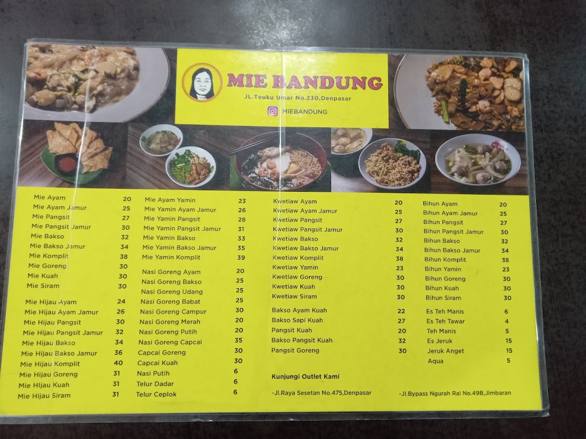 Mie Bandung Photo Menu 4