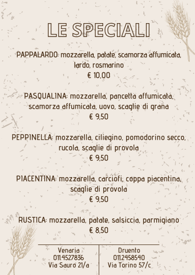 Pizzeria da Angelo Photo Menu 3