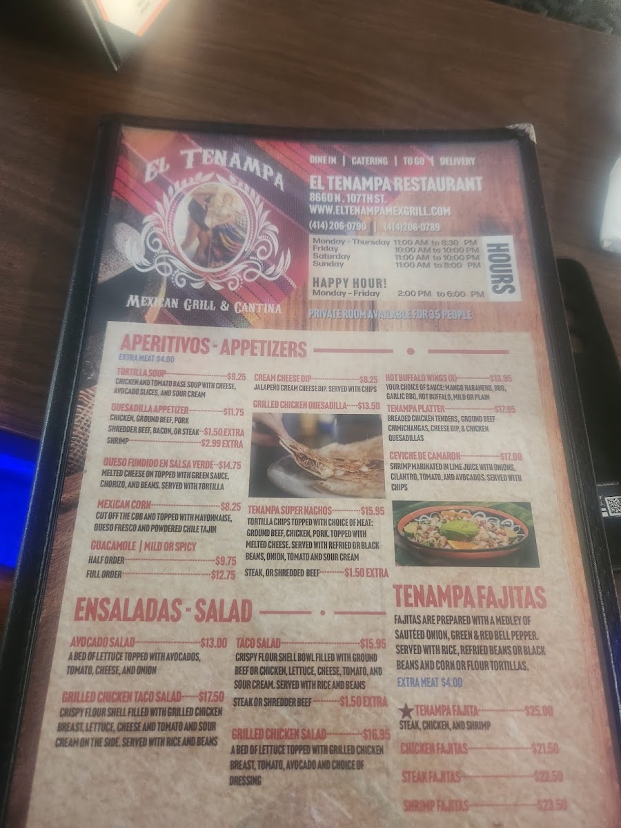 El Tenampa Mexican Grill & Cantina Photo Menu 6