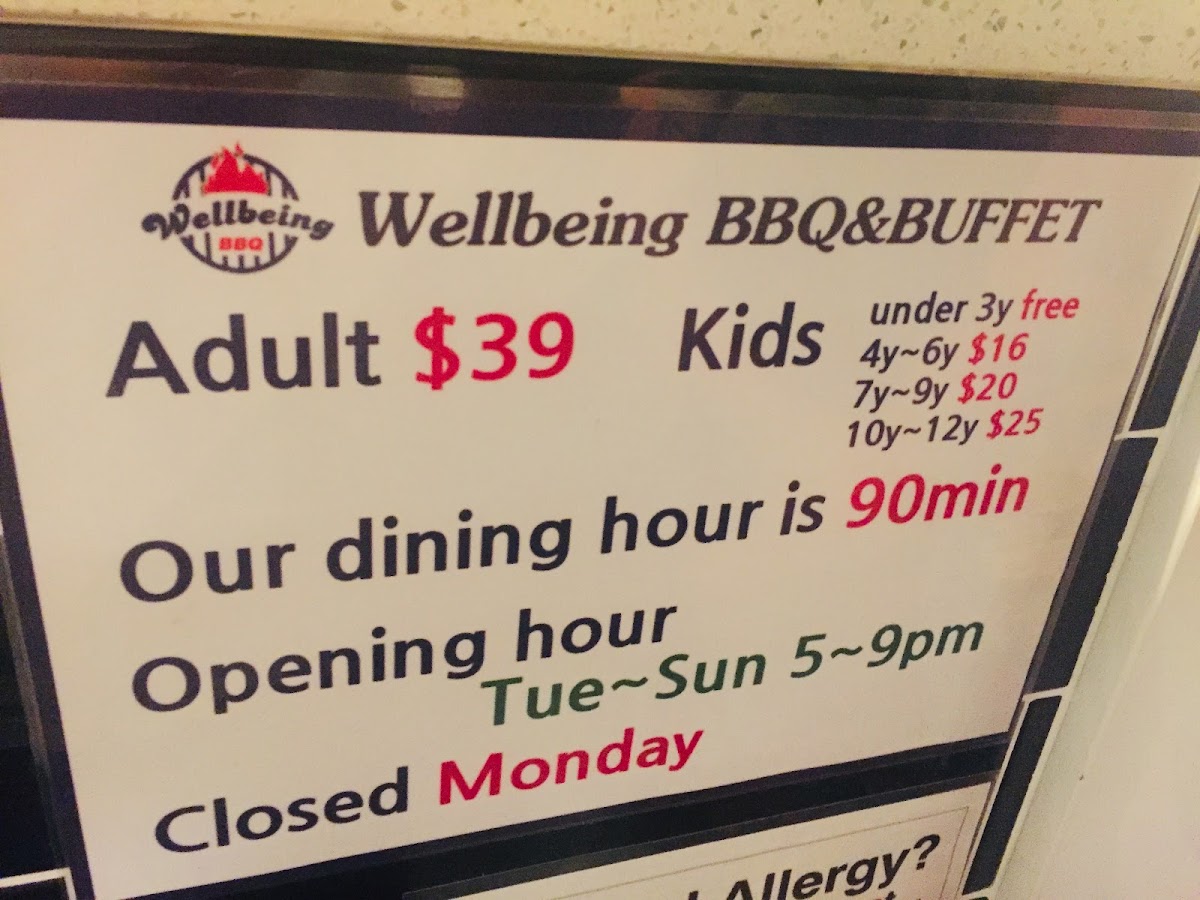 Wellbeing bbq & buffet Photo Menu 3