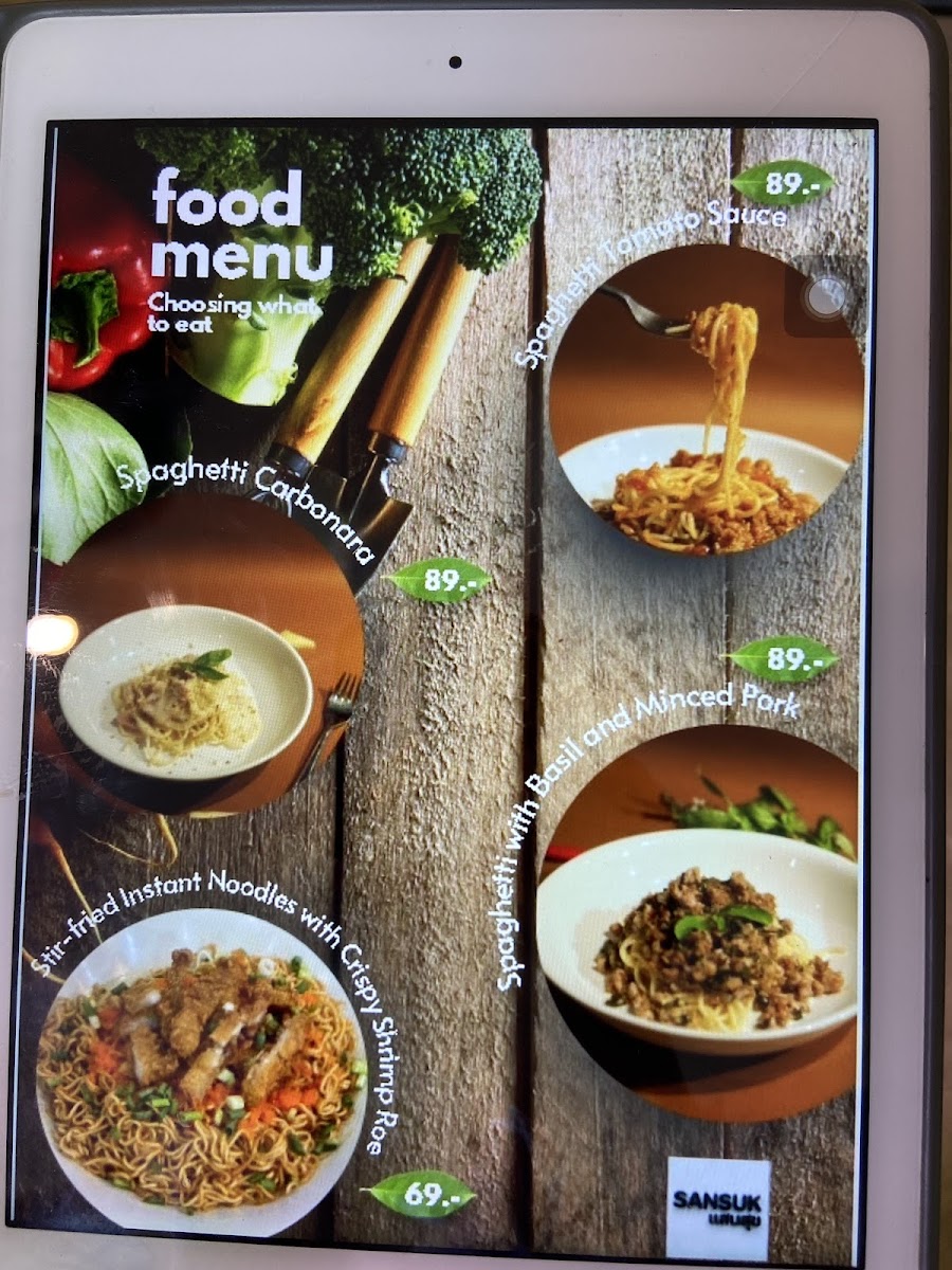 Sansuk Cafe and Farm Photo Menu 5