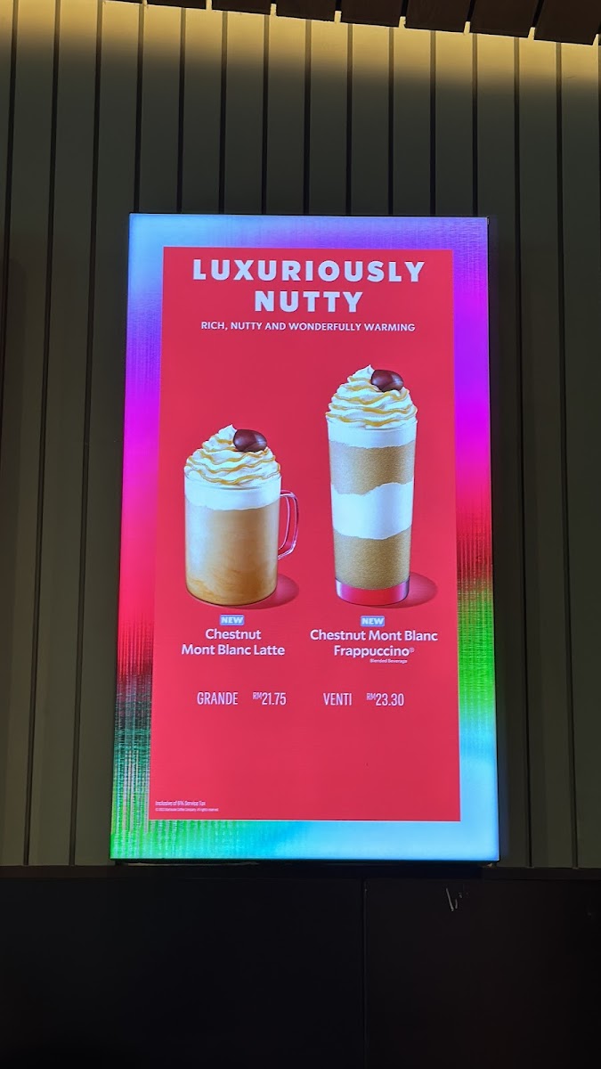 Starbucks Bamboo Hills DT Photo Menu 9