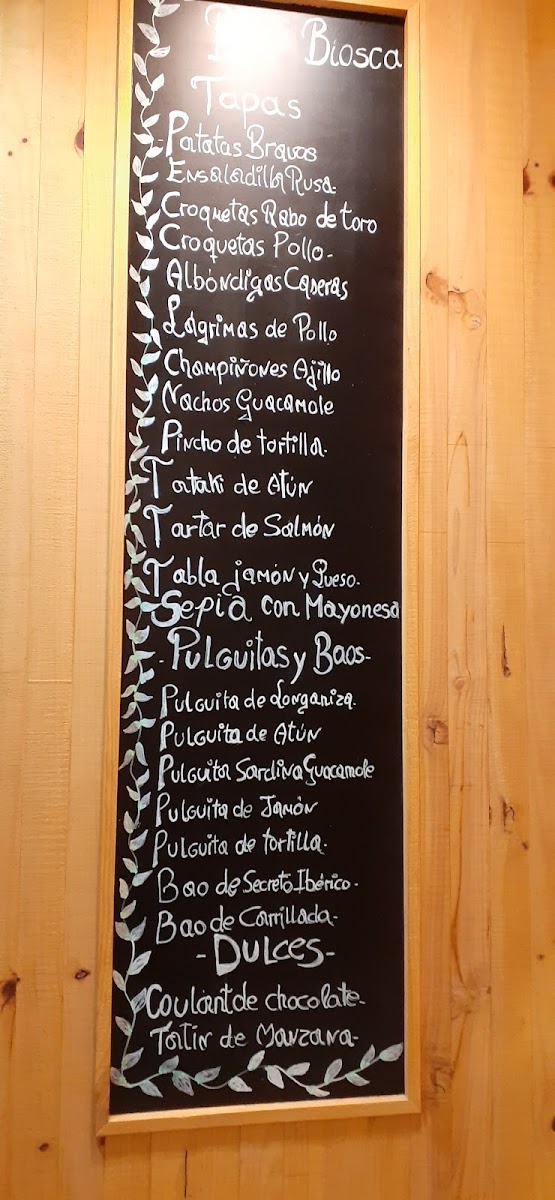 Restaurant Bar Biosca, Russafa Photo Menu 4