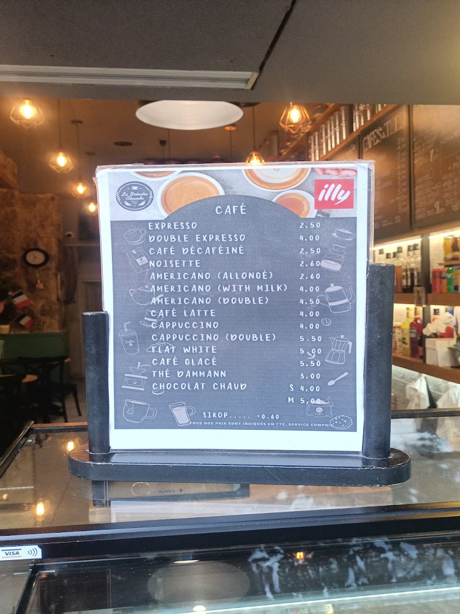Coffee shop - La Brioche Chaude - CAFÉ Photo Menu 5