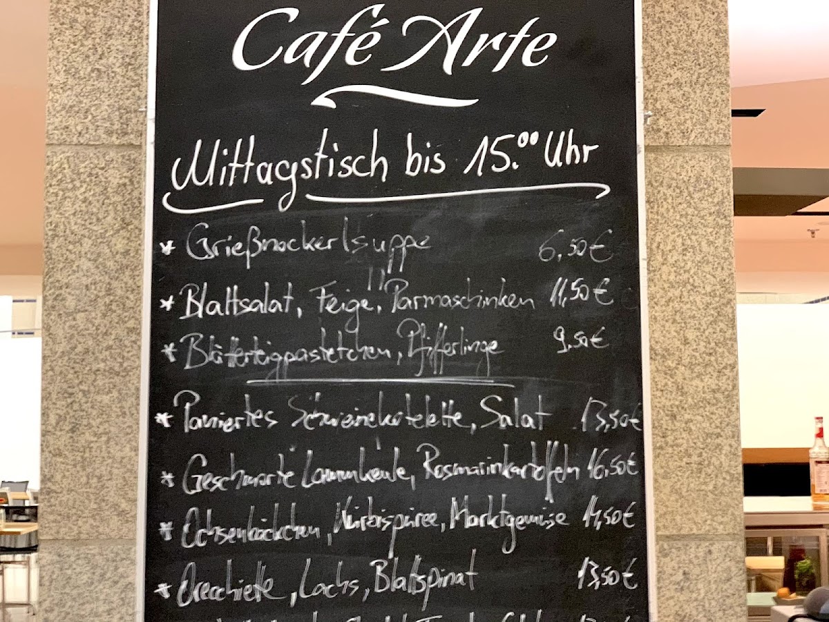 Bistro Arte Photo Menu 3