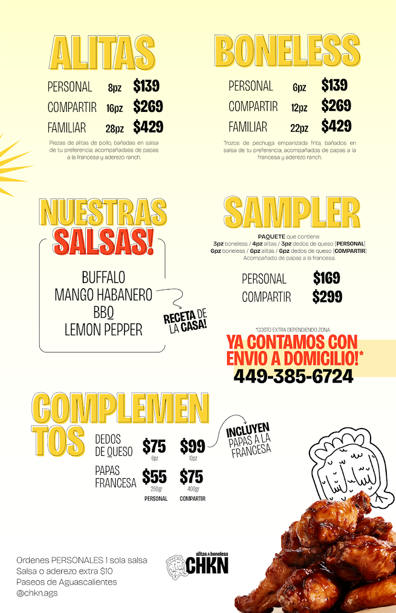 CHKN alitas & boneless Paseos Photo Menu 1