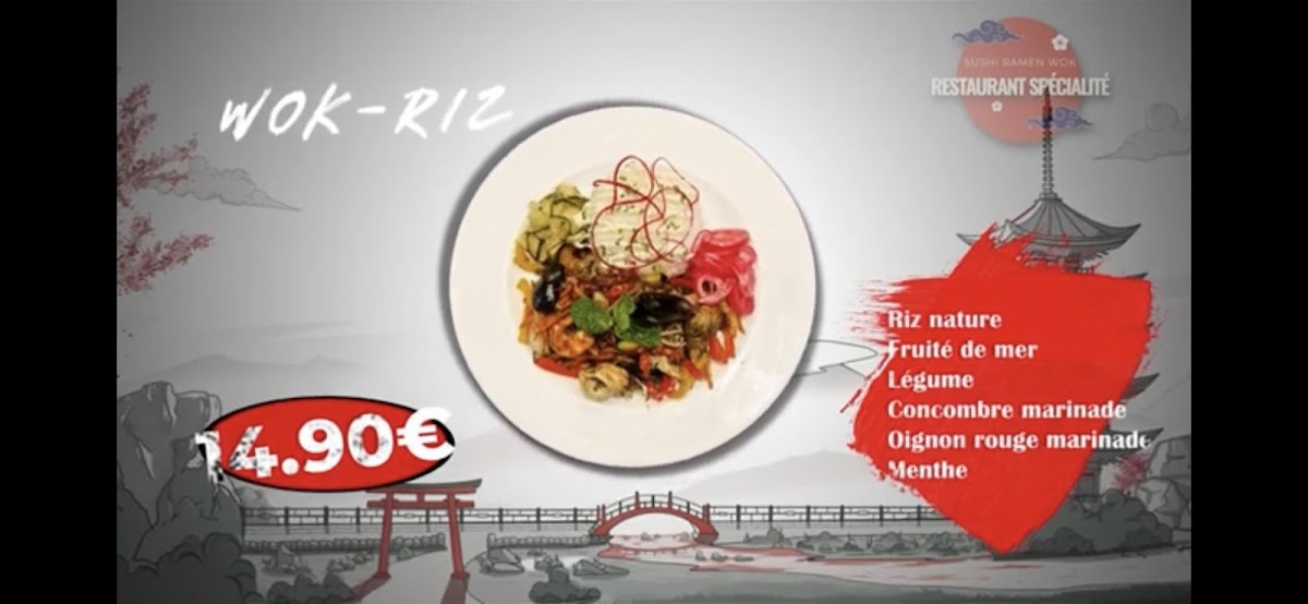 Restaurant Spécialité Sushi Ramen Wok Photo Menu 3