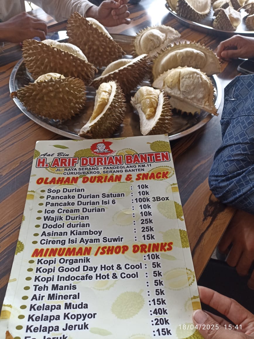 Aat Bin Haji Arif Durian Banten Photo Menu 1