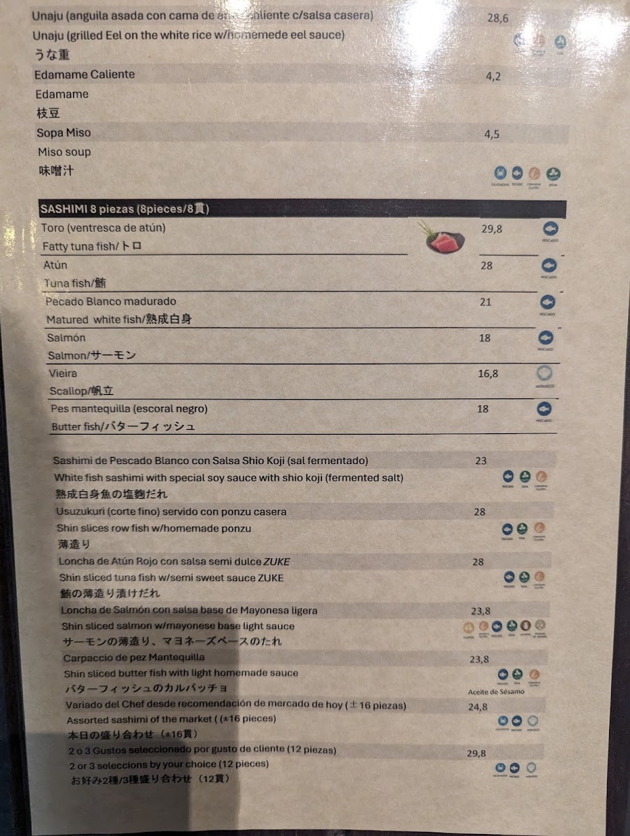 Restaurante Saiki Photo Menu 2
