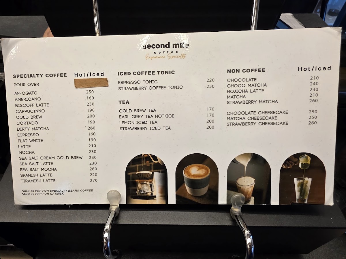 Second Mile Coffee - New Manila Photo Menu 5