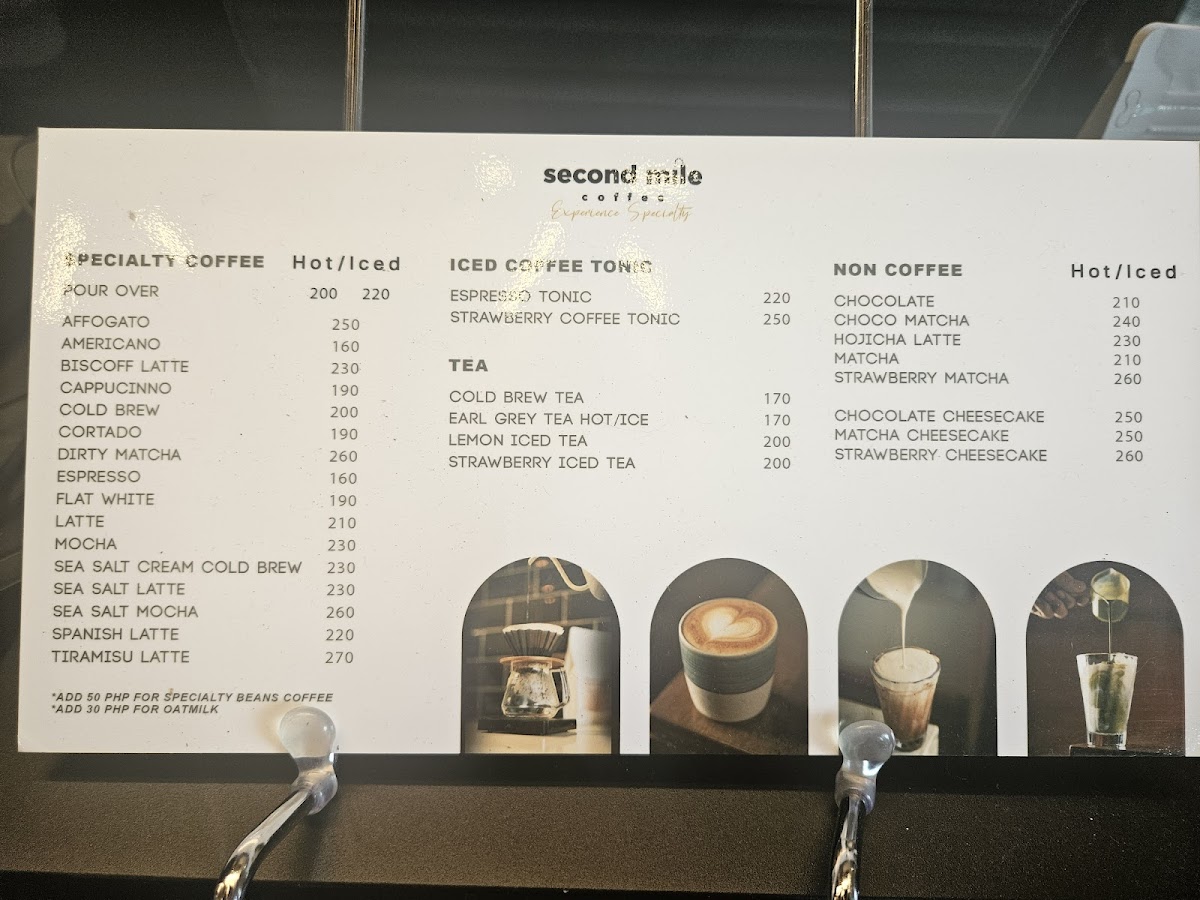 Second Mile Coffee - New Manila Photo Menu 6