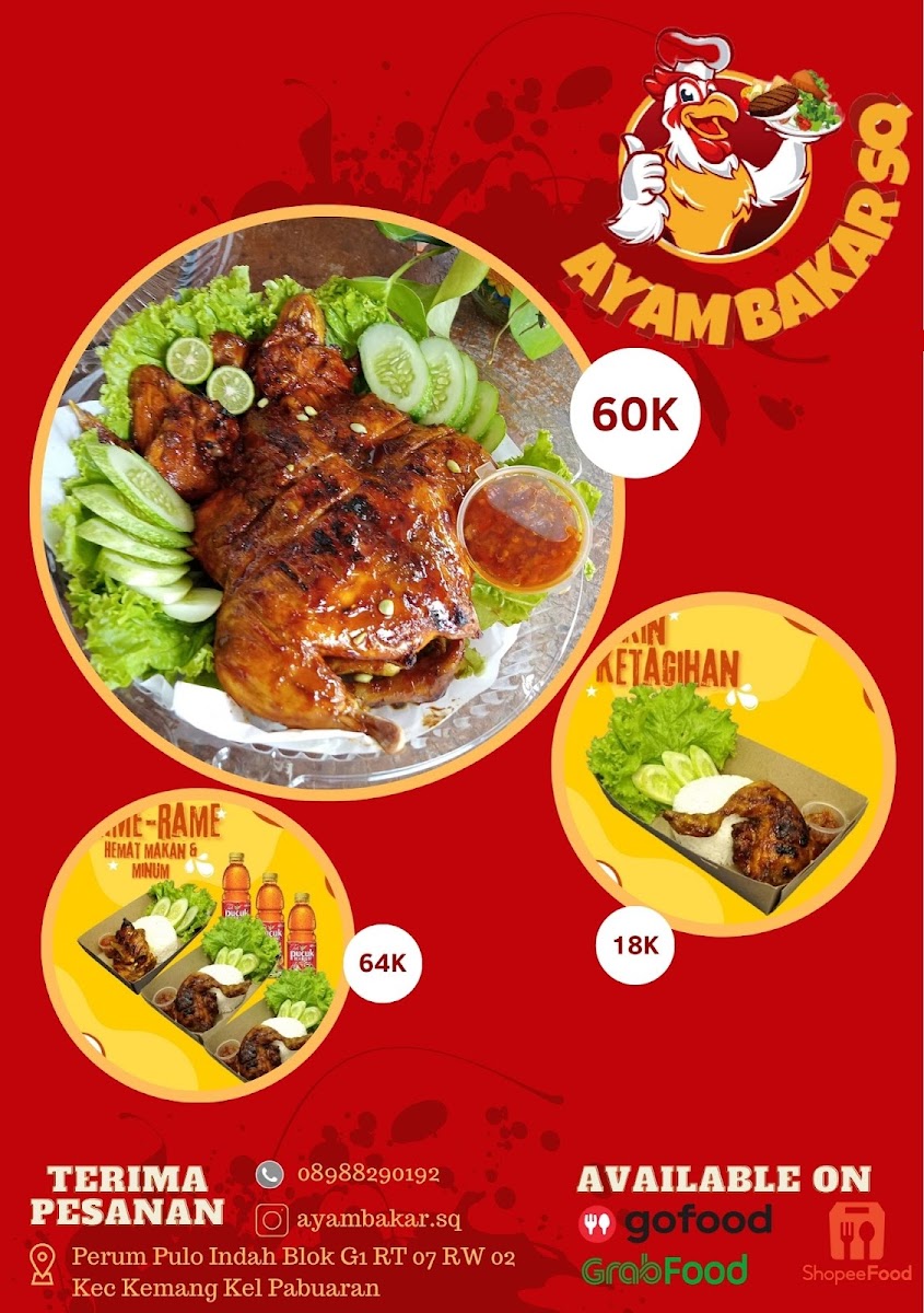 Ayam Bakar SQ Photo Menu 2