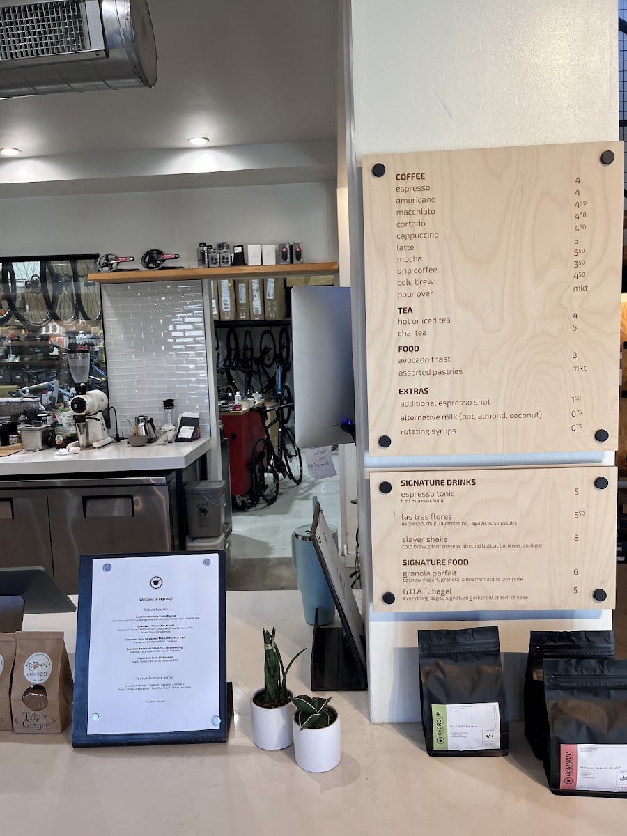 The Cafe @ Regroup Photo Menu 4