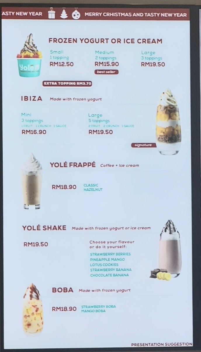 Yolé Mid Valley Megamall Photo Menu 3