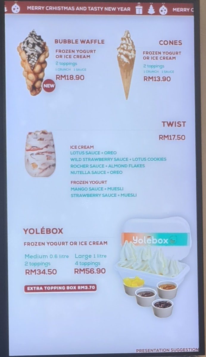 Yolé Mid Valley Megamall Photo Menu 4