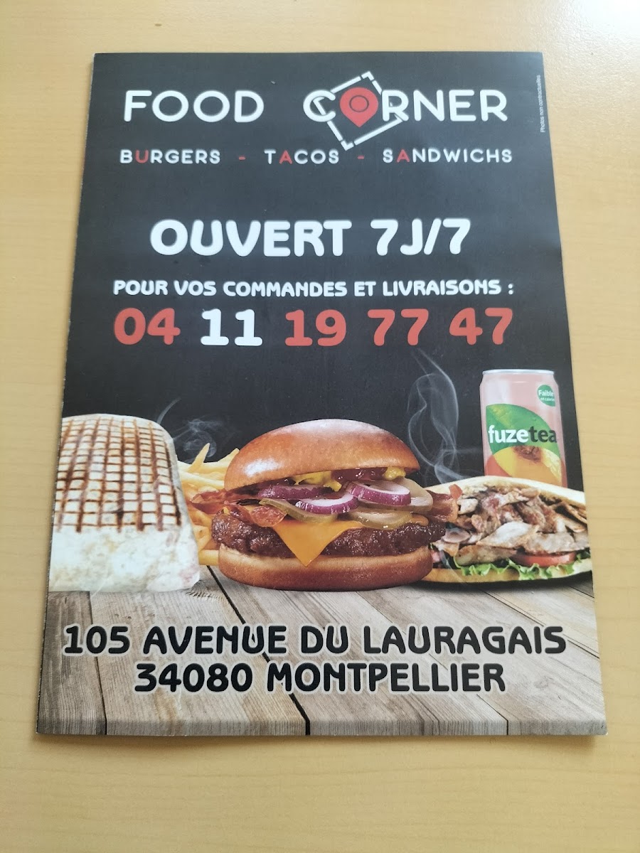 Food Corner Photo Menu 1