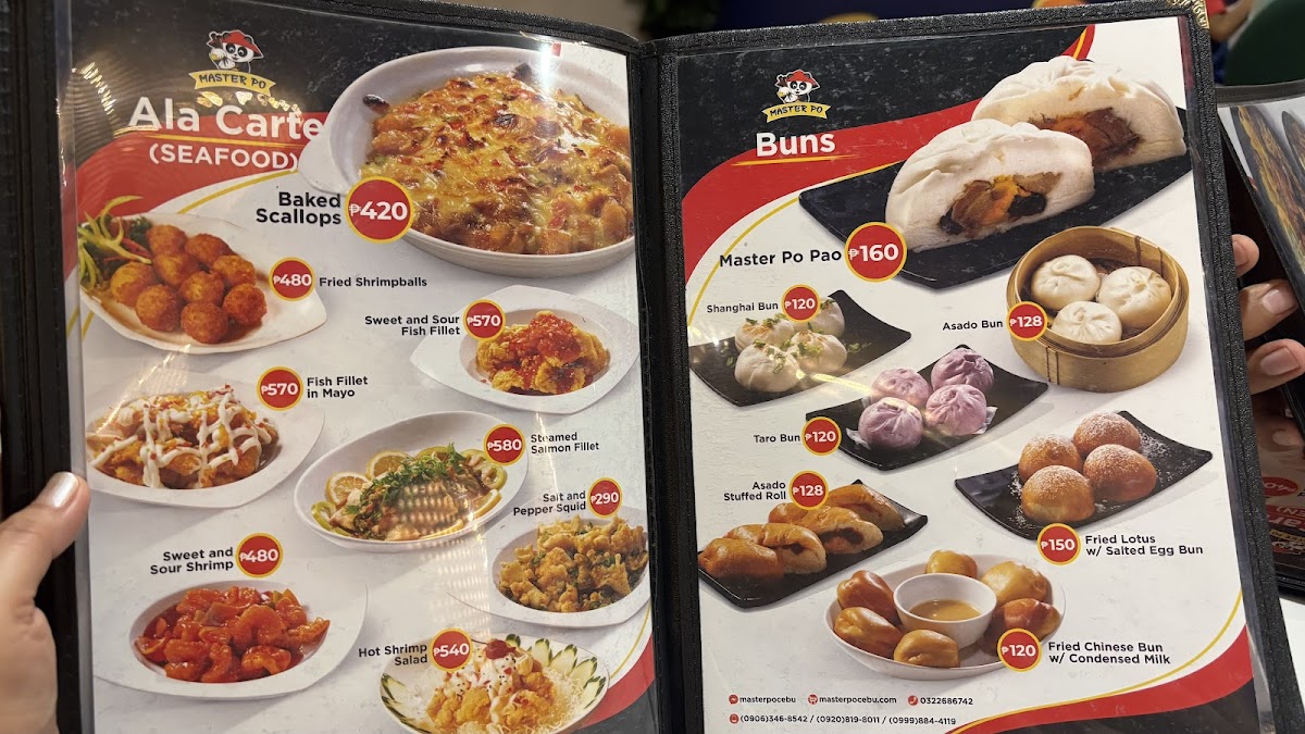 Master Po One Paseo Photo Menu 2